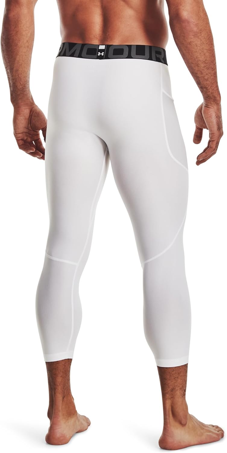 Under Armour Mens HeatGear Armour 3/4 Leggings - Image 4