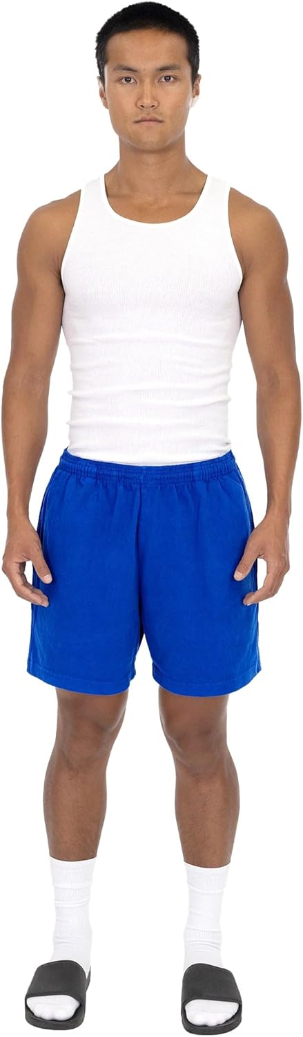 LOS ANGELES APPAREL 1242GD - Heavy Jersey Gym Men's Shorts - Athletic Mens Basketball Shorts - Image 9