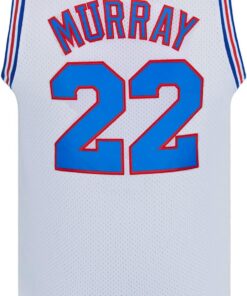 CNALLAR Mens Basketball Jersey #22 Space Movie Jersey Shirts White/Black