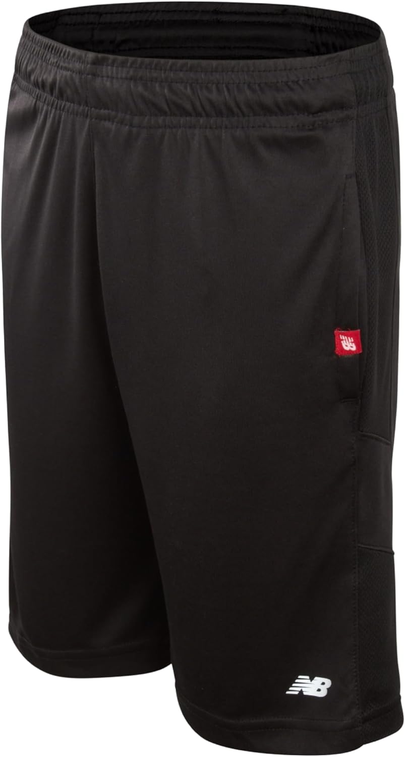 New Balance Boys' Active Shorts - Performance Gym Shorts with Pockets - Kids' Mesh Athletic Shorts for Boys' (Size: 4-20) - Image 11