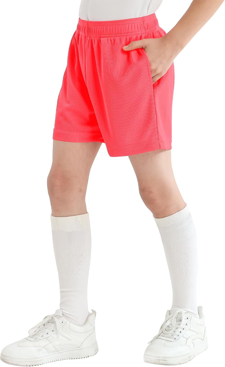Dreammonkey Boys and Girls Basketball Shorts Athletic Soccer Shorts Sizes 2T to Youth - Image 14