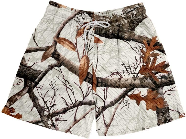 Men's Camo Mesh Graphic Athletic Shorts Lightweight Quick-Dry Breathable Workout Running Shorts with Pockets - Image 18
