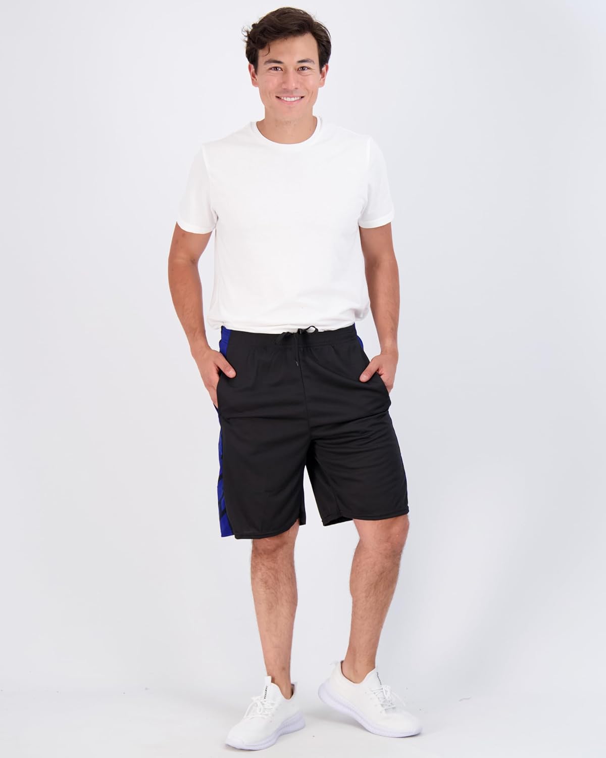 Real Essentials 3 Pack: Men’s Mesh Basketball & Athletic Performance Gym Shorts with Pockets (S-3X) - Image 5