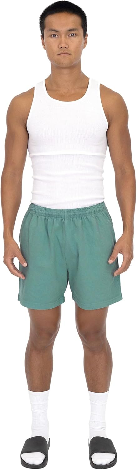 LOS ANGELES APPAREL 1242GD - Heavy Jersey Gym Men's Shorts - Athletic Mens Basketball Shorts - Image 12