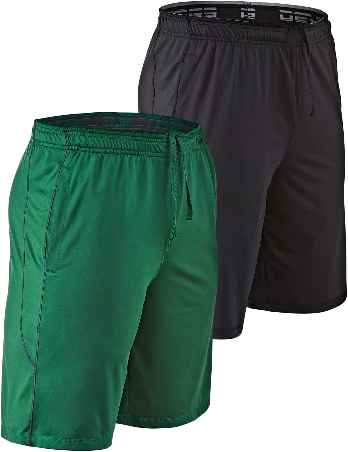 DEVOPS Men's 2-Pack Loose-Fit 10" Workout Gym Shorts with Pockets - Image 10