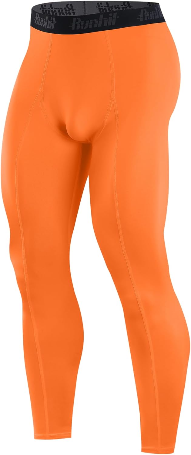 Runhit Men’s Compression Pants Running Tights Workout Leggings Athletic Base Layer Pants for Sports Yoga Basketball - Image 17