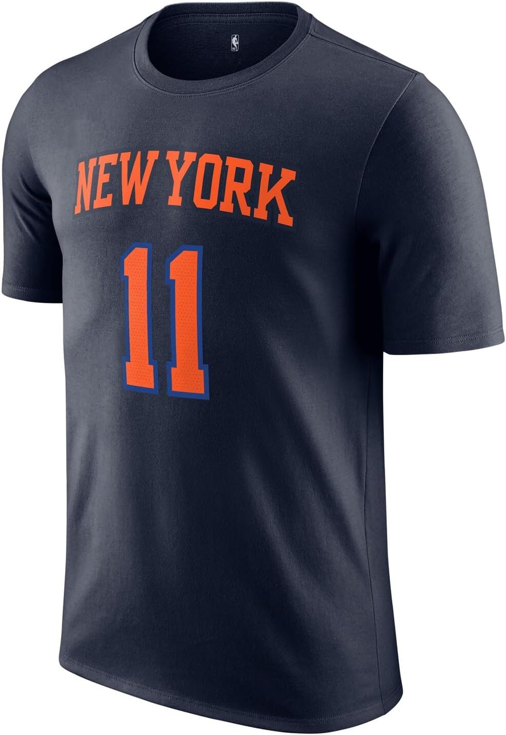 Jalen Brunson New York Knicks NBA Kids Youth 4-20 Navy Statement Edition Performance Jersey T-Shirt - Image 2
