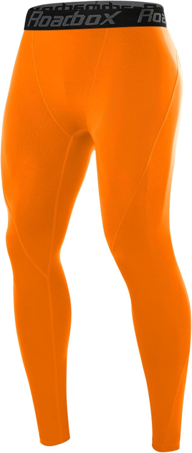Roadbox Men’s Compression Pants Running Tights, Performance Sports Workout Leggings, Athletic Base Layer for Gym Basketball - Image 16