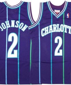 Larry Johnson Charlotte Hornets Alternate 1994-95 Men's Swingman Jersey