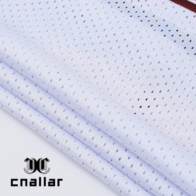 CNALLAR Mens Basketball Jersey #22 Space Movie Jersey Shirts White/Black - Image 2
