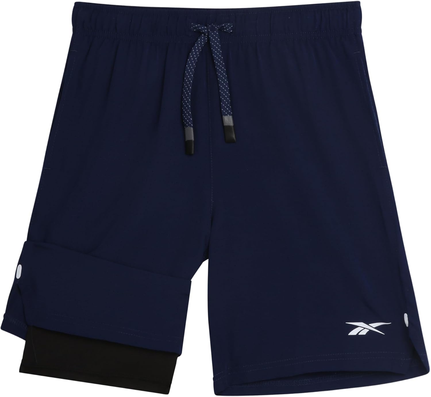 Reebok Boys Shorts - 2 in 1 Basketball Shorts with Compression Liner and Pockets - Gym and Running Boys Athletic Shorts - Image 9