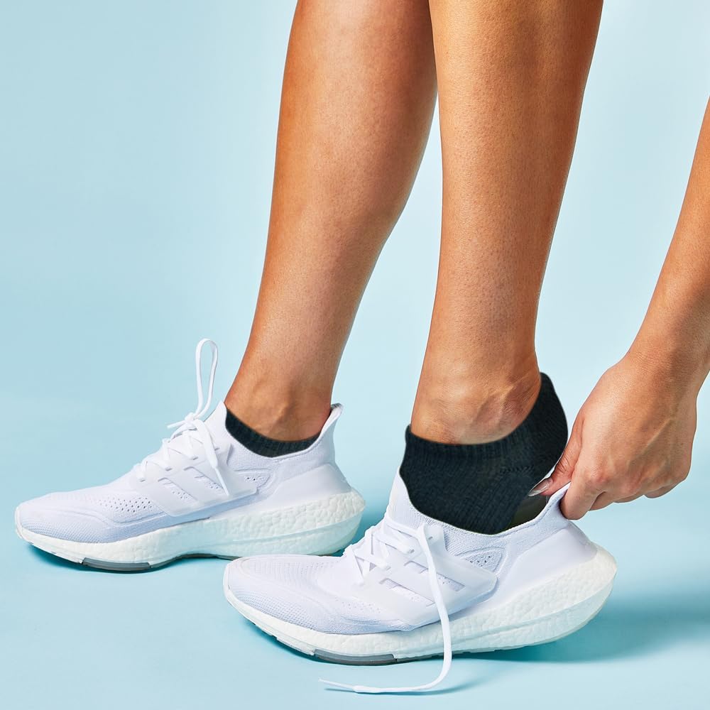 TRUEENERGY®: 6 Pack Men's Socks HIGH IMPACT CUSHION QUARTER SOCK (Large, 10-14.5) - Image 5