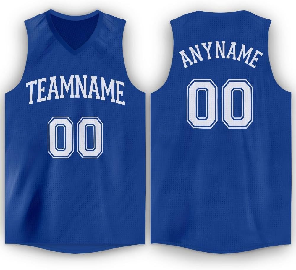 Custom Name Team Name Number Black Royal-Orange Authentic Throwback Basketball Jersey, Personalized Uniform Basketball Shirt - Image 18