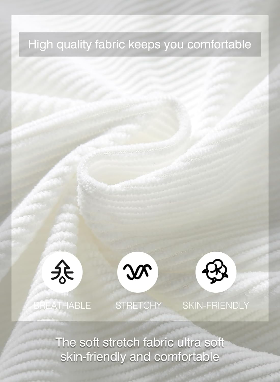 JMIERR Men's Corduroy Shorts Casual Elastic Waist Drawstring Lightweight Summer Beach Shorts - Image 4