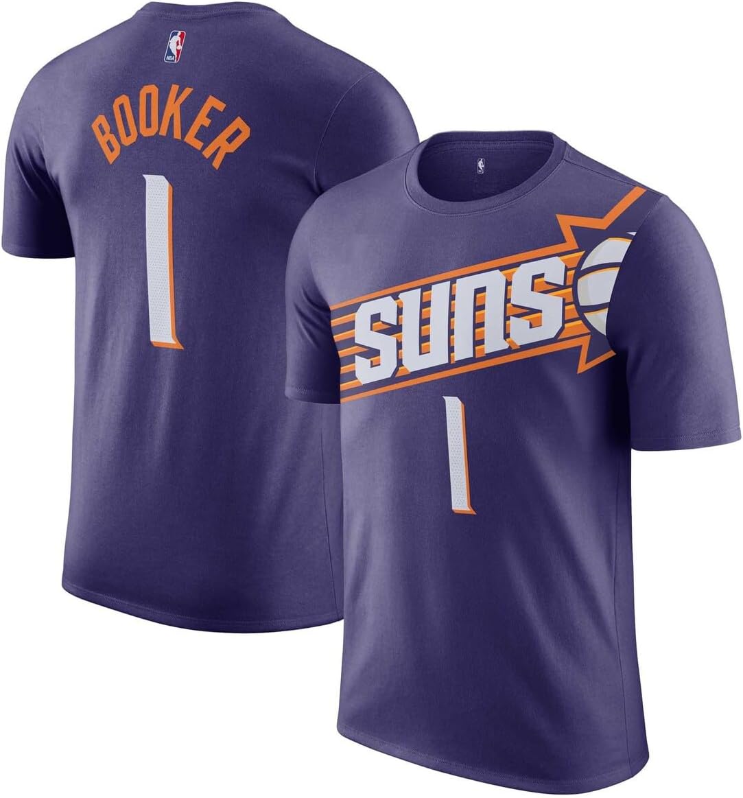 Devin Booker Phoenix Suns NBA Kids Youth 4-20 Purple Icon Edition Performance Jersey T-Shirt