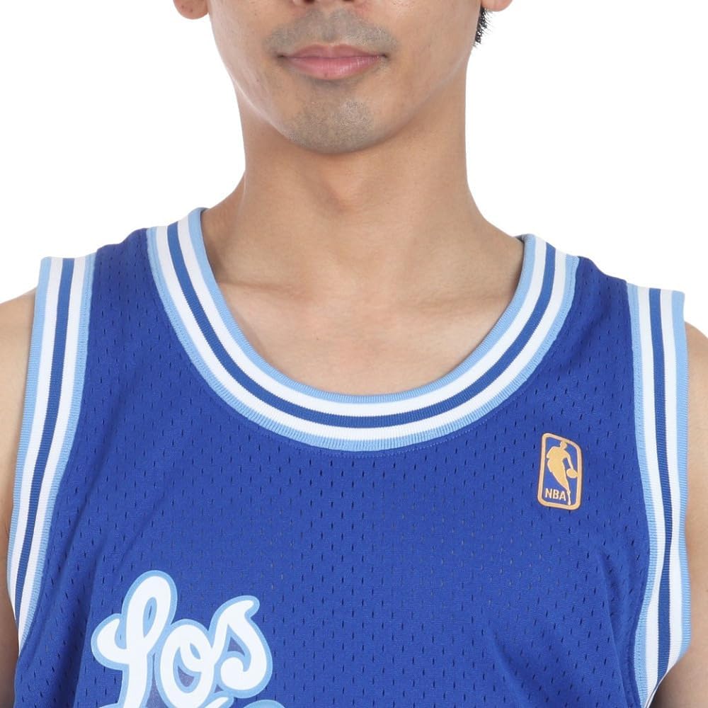 Mitchell and Ness O`Neal Royal #34 Lakers Swingman Jersey (18013-LALROY96SON) - Image 5
