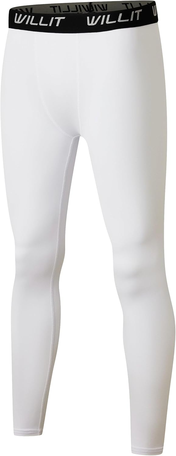 Willit Boys' Leggings Quick Dry Youth Compression Pants Basketball Sports Tights Kids Base Layer - Image 7