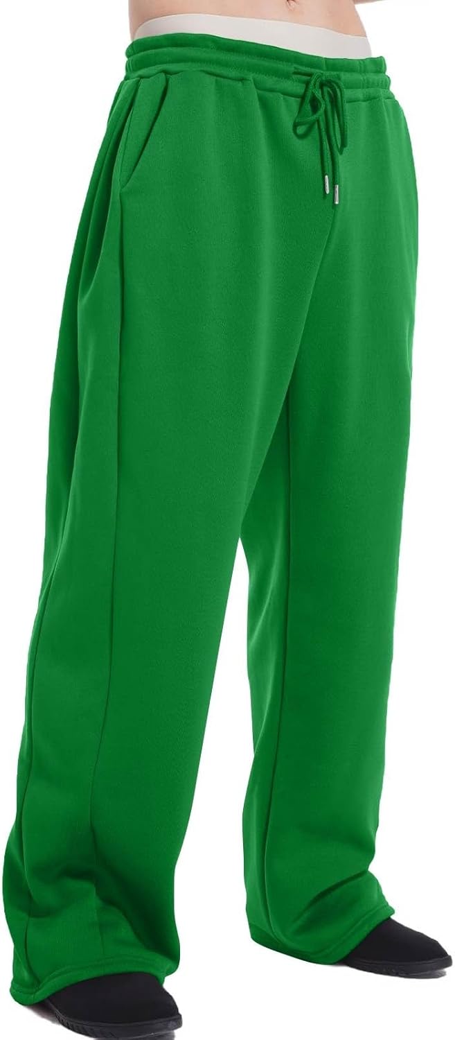 Men's Baggy Sweatpants Fleece Casual Pants Elastic Waist Athletic Workout Jogger Sweat Fall Winter 2025 - Image 8