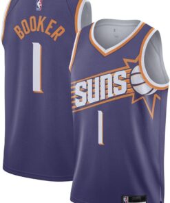Devin Booker Phoenix Suns NBA Boys Youth 8-20 Purple Icon Edition Swingman Jersey