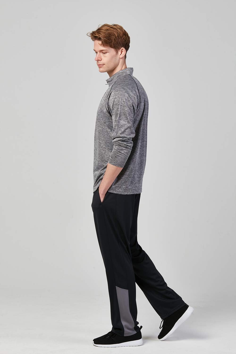 DEVOPS 1 or 2 Pack Men's Active Performance Workout Athletic Training Sweatpants Gymwear - Image 3