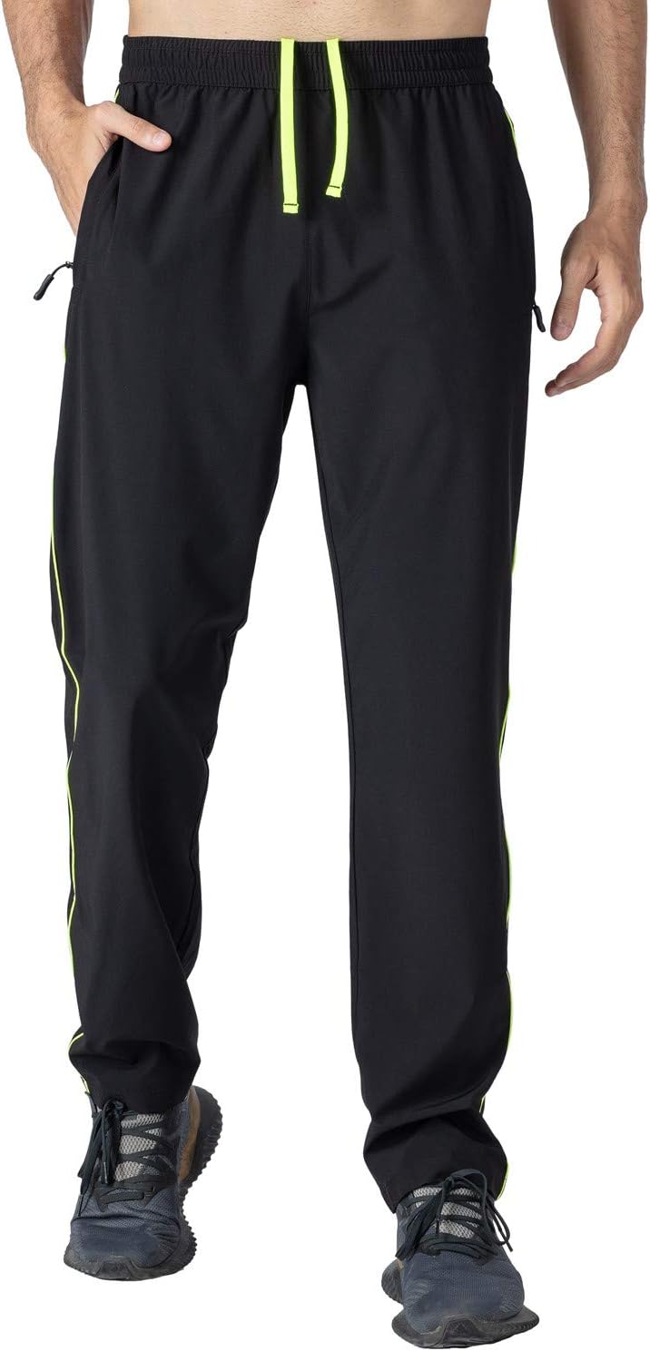 Rdruko Men's Casual Pants Lightweight Quick Dry Hiking Running Workout Outdoor Sports Sweat Pants - Image 25