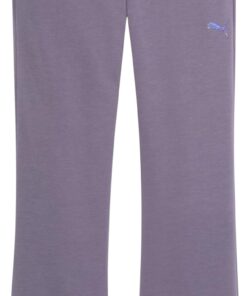 PUMA Girls' Wide Leg Pant, Flare Cut, Elastic Waistband