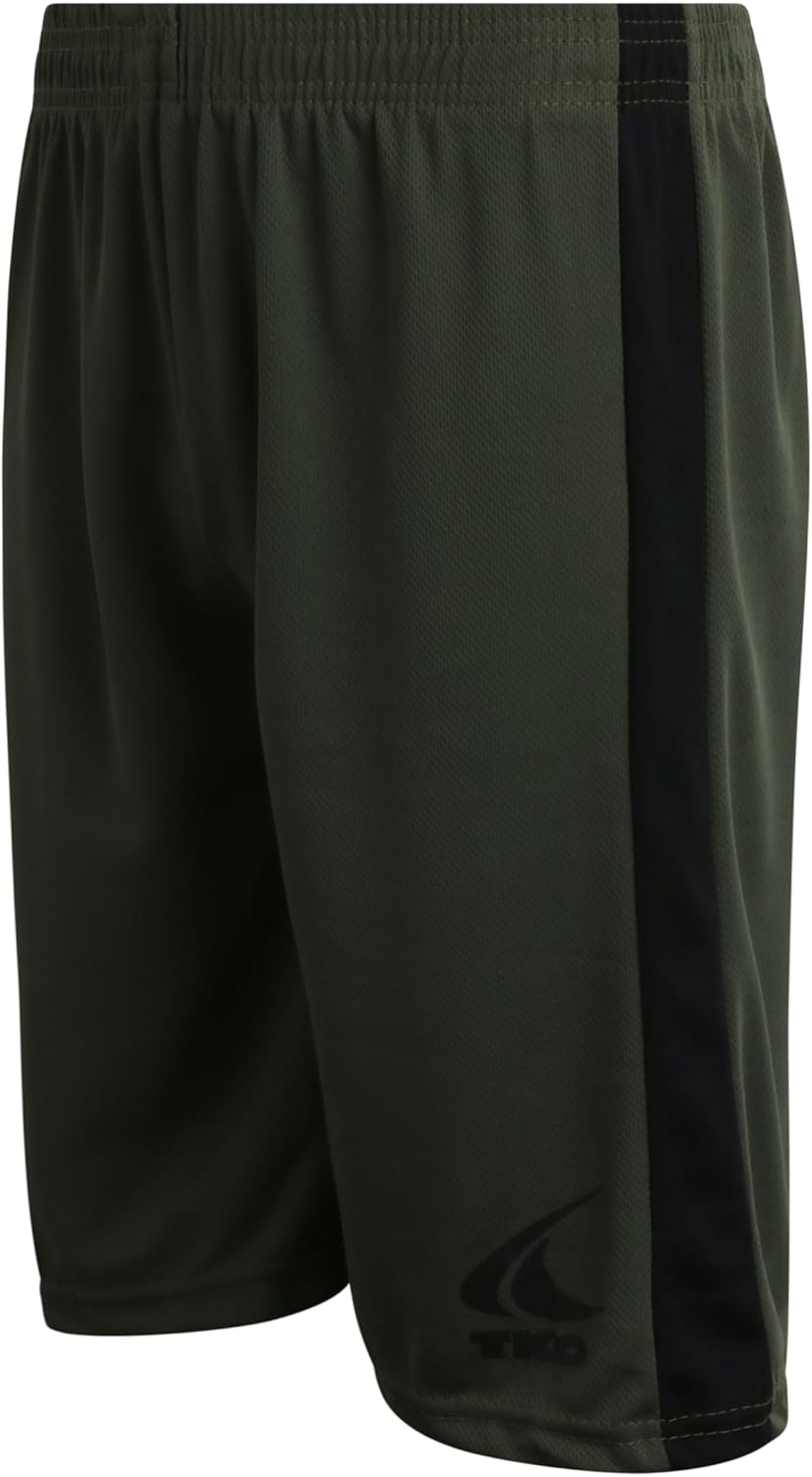 TKO Boys' 6-Pack Active Performance Mesh Basketball Shorts - Quick Dry Boys Athletic Shorts (8-16) - Image 5