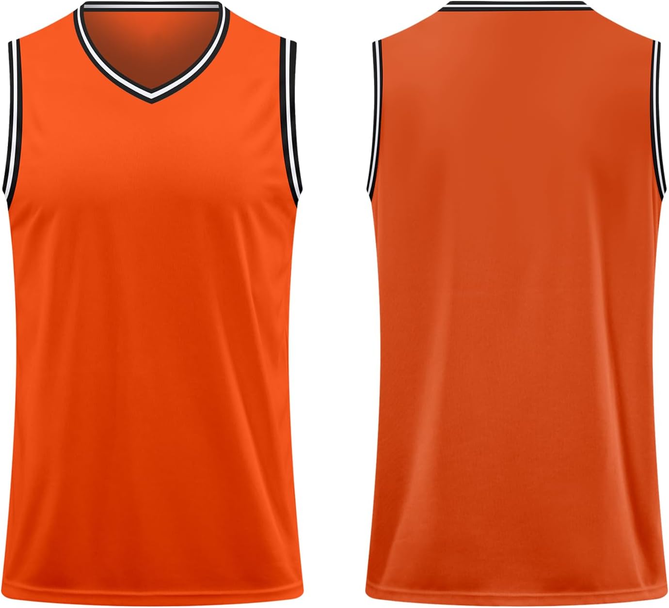 Blank Men's Basketball Jersey Cuff Stripes Team Athletic Scrimmage Uniform Mesh Sport Shirt S-3XL - Image 8