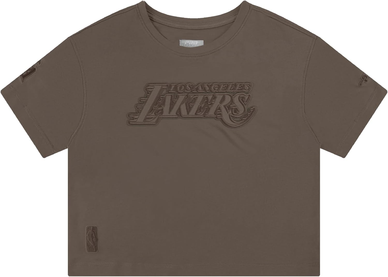 Pro Standard Big Girls NBA Neutral Cotton Short Sleeve Boxy Tee - Image 80