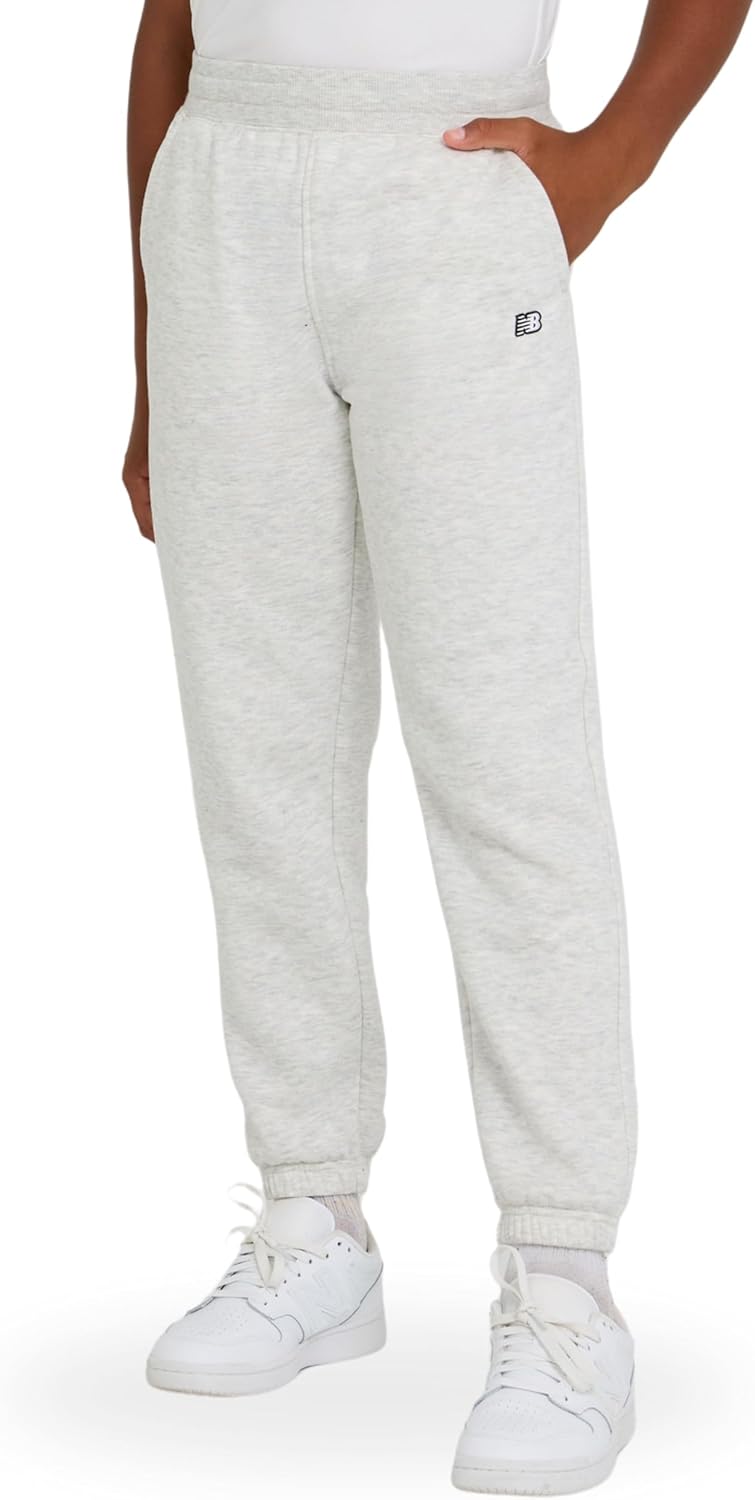 New Balance Boys Relaxed Fit Joggers – Kids Soft Cotton Blend Fleece Athletic Sweatpants with Pockets (Size 4-20) - Image 11