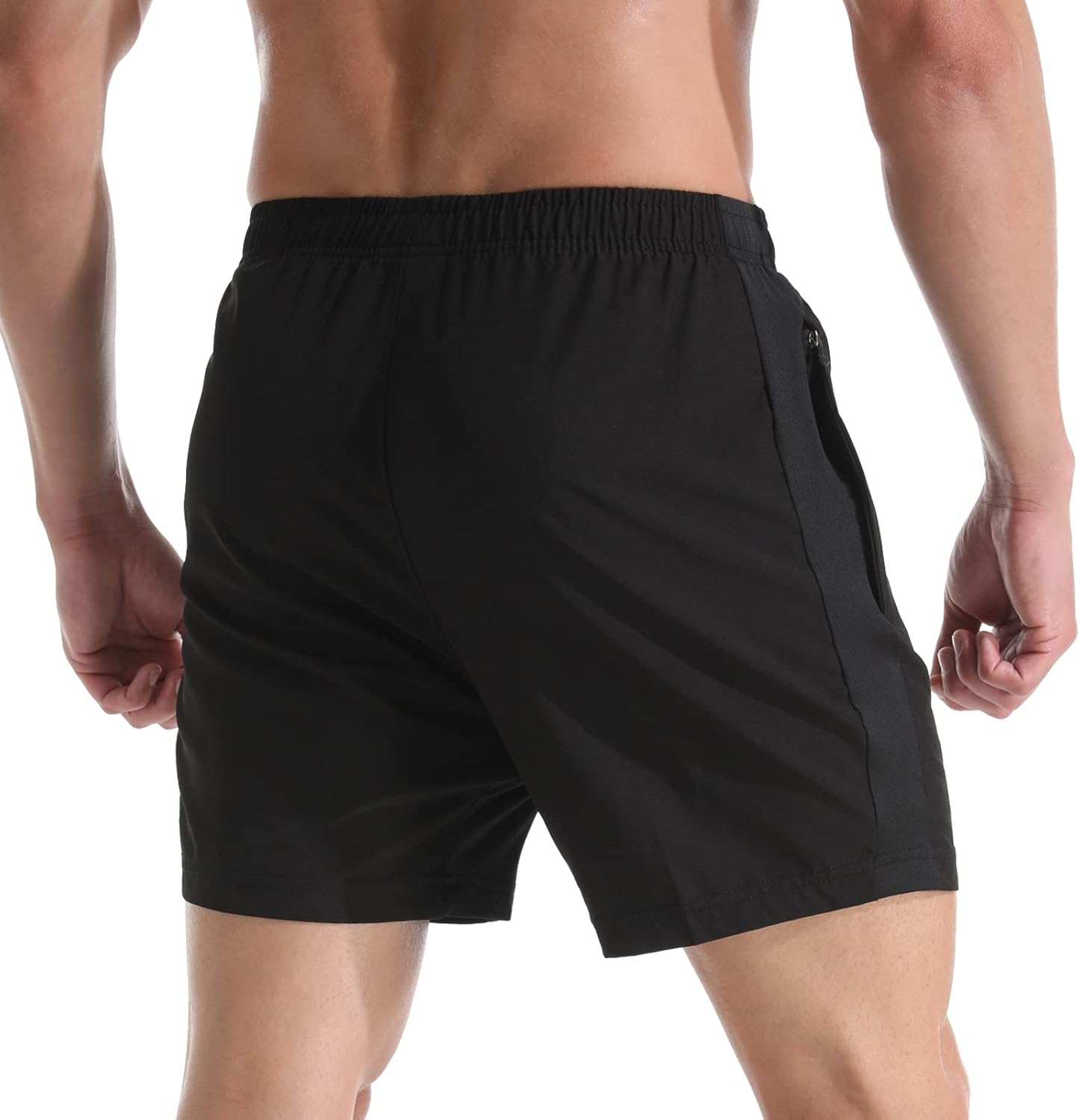 VPOS Gym Shorts for Men 5 Inch - Lightweight Mens Athletic Shorts Quick Dry Workout Running Shorts with Zipper Pockets - Image 2