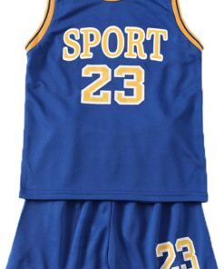 Toddler Baby Boys Basketball Jersey Outfit Toddler Kids Sports Shorts Set Summer Clothes Tank Top Track Shorts