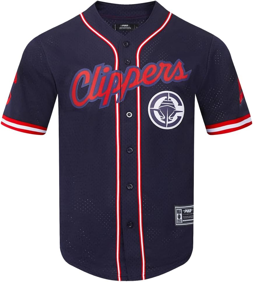 Mens NBA Mesh Button Down Top - Image 31