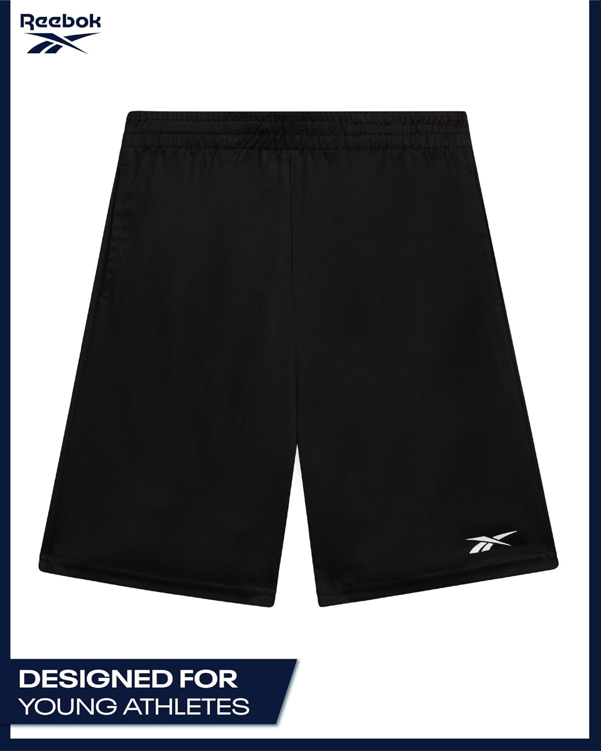 Reebok Boys Basketball Shorts - Lightweight Boys Shorts with Pockets & Drawstring - Close Hole Mesh Athletic Shorts for Kids - Image 4