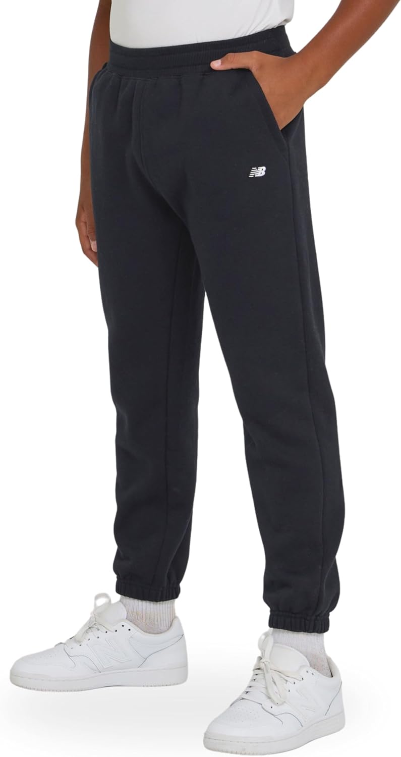 New Balance Boys Relaxed Fit Joggers – Kids Soft Cotton Blend Fleece Athletic Sweatpants with Pockets (Size 4-20) - Image 7