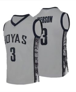 Men's #3 Ivenson Basketball Jersey S-XXXL Gray, 90s Hip Hop Clothing,Stitched Letters and Numbers