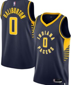 Tyrese Haliburton Indiana Pacers NBA Kids Youth 8-20 Navy Icon Edition Swingman Jersey