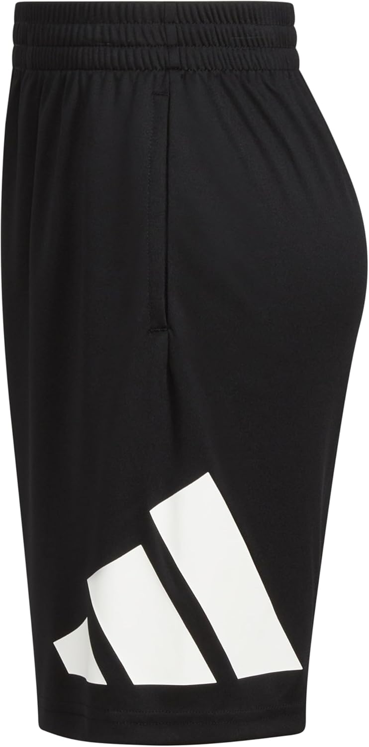adidas Boys' Elastic Waistband Performance Shorts - Image 2