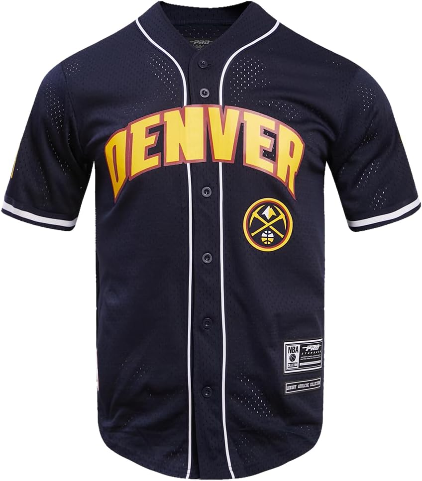 Mens NBA Mesh Button Down Top - Image 23