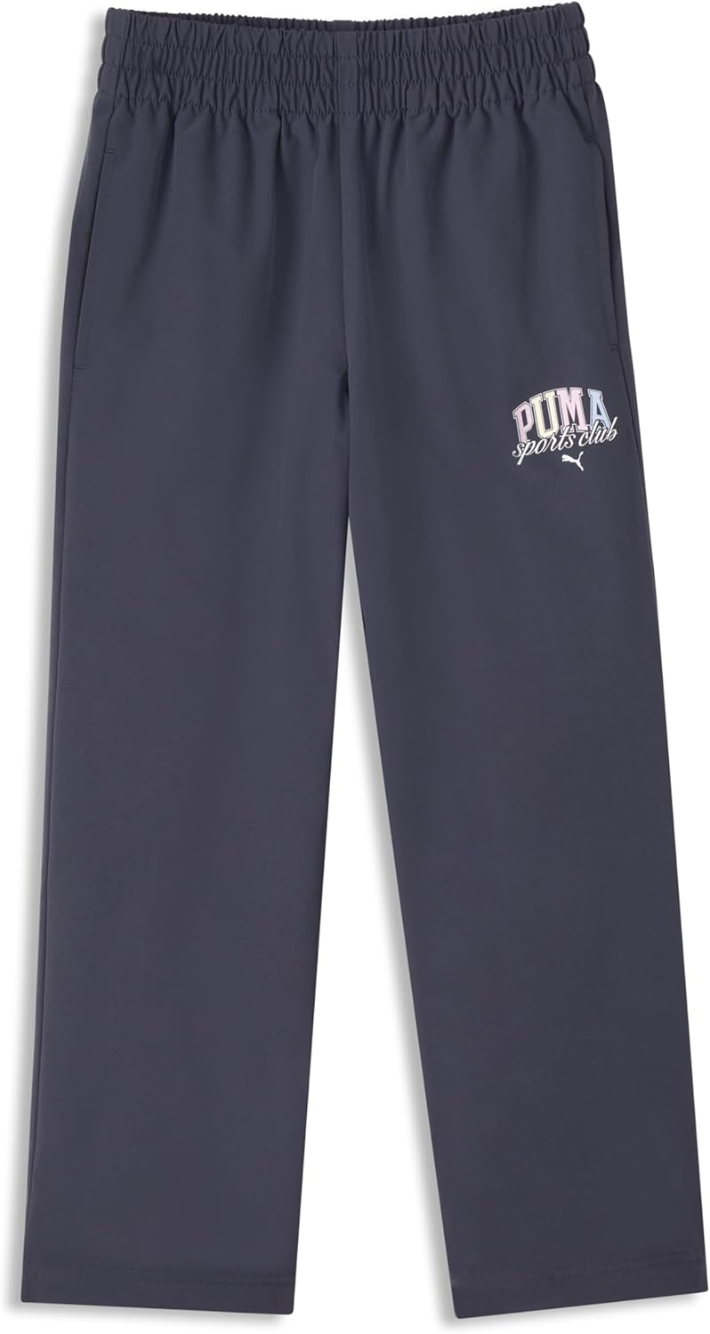 PUMA Girls' Wide Leg Pant, Flare Cut, Elastic Waistband - Image 9
