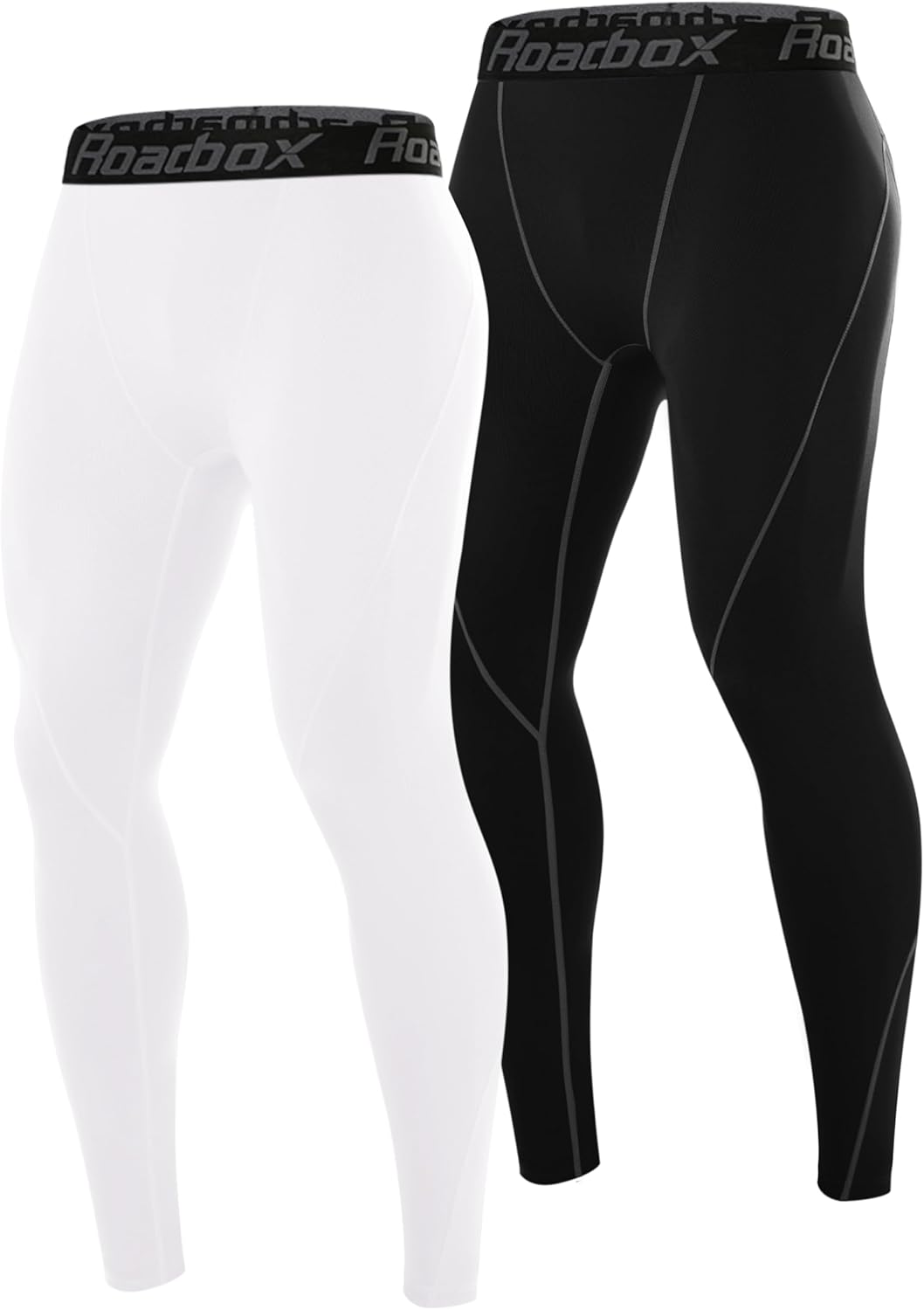 Roadbox Men’s Compression Pants Running Tights, Performance Sports Workout Leggings, Athletic Base Layer for Gym Basketball - Image 11