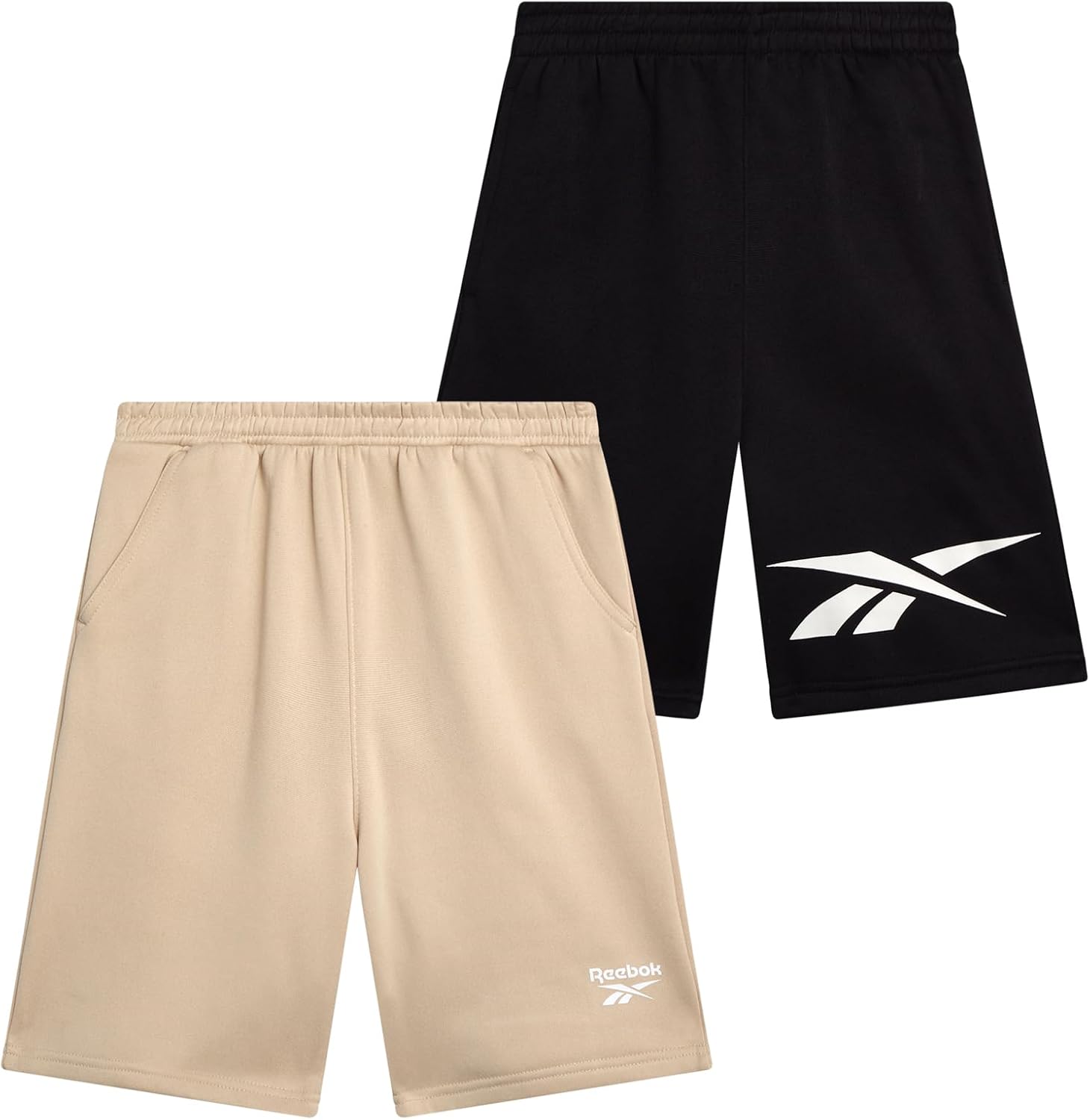 Reebok Boys Athletic Shorts - 2 Pack Performance Quick Dry Pull On French Terry Boys Shorts with Pockets for Basketball Gym - Image 8