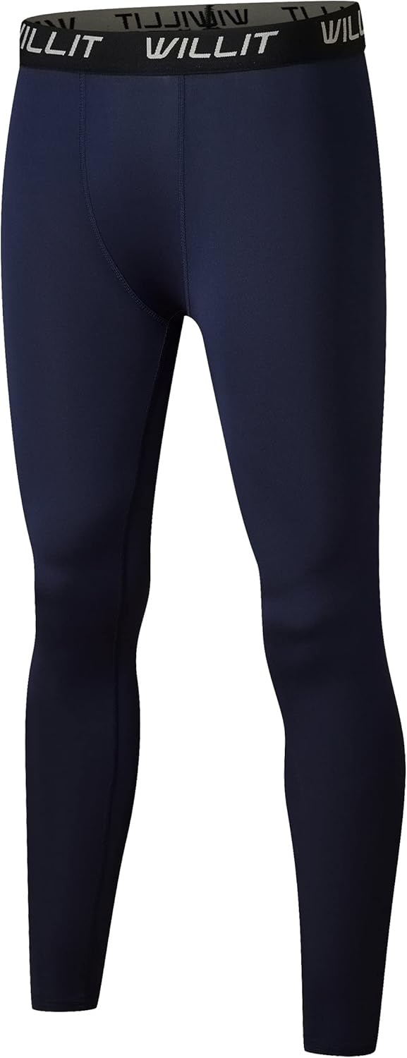 Willit Boys' Leggings Quick Dry Youth Compression Pants Basketball Sports Tights Kids Base Layer - Image 10