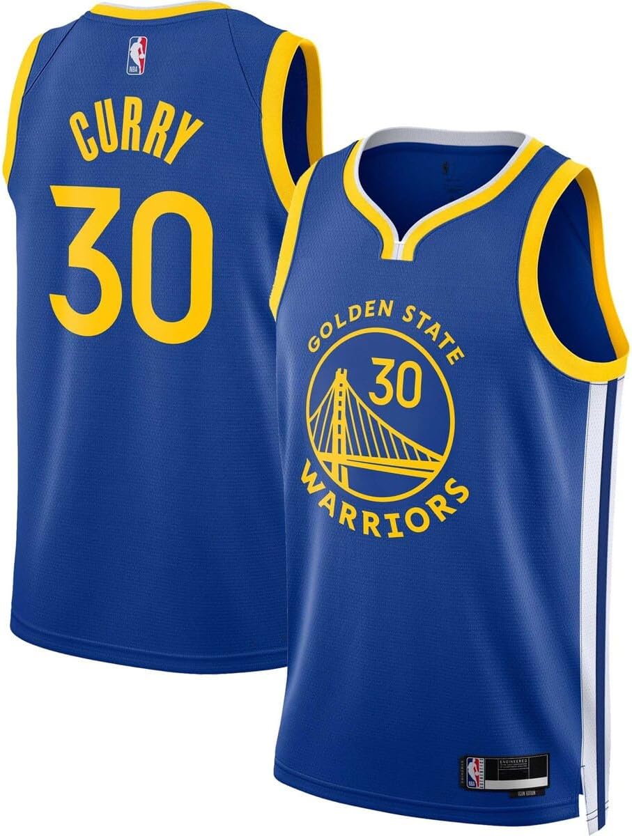 Stephen Curry Golden State Warriors NBA Kids Youth 8-20 Blue Icon Edition Swingman Jersey