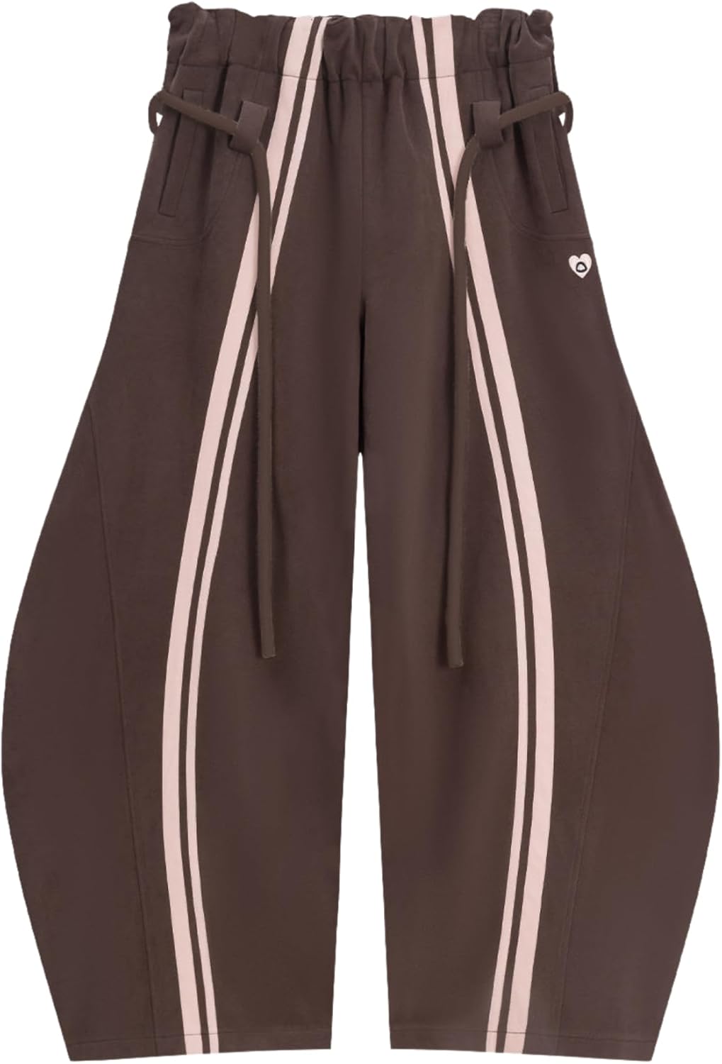 Aelfric Eden Stripe Super Baggy Sweatpants Oversized Barrel Pants Vintage Wide Leg Elastic Waist Lantern Trouser Unisex