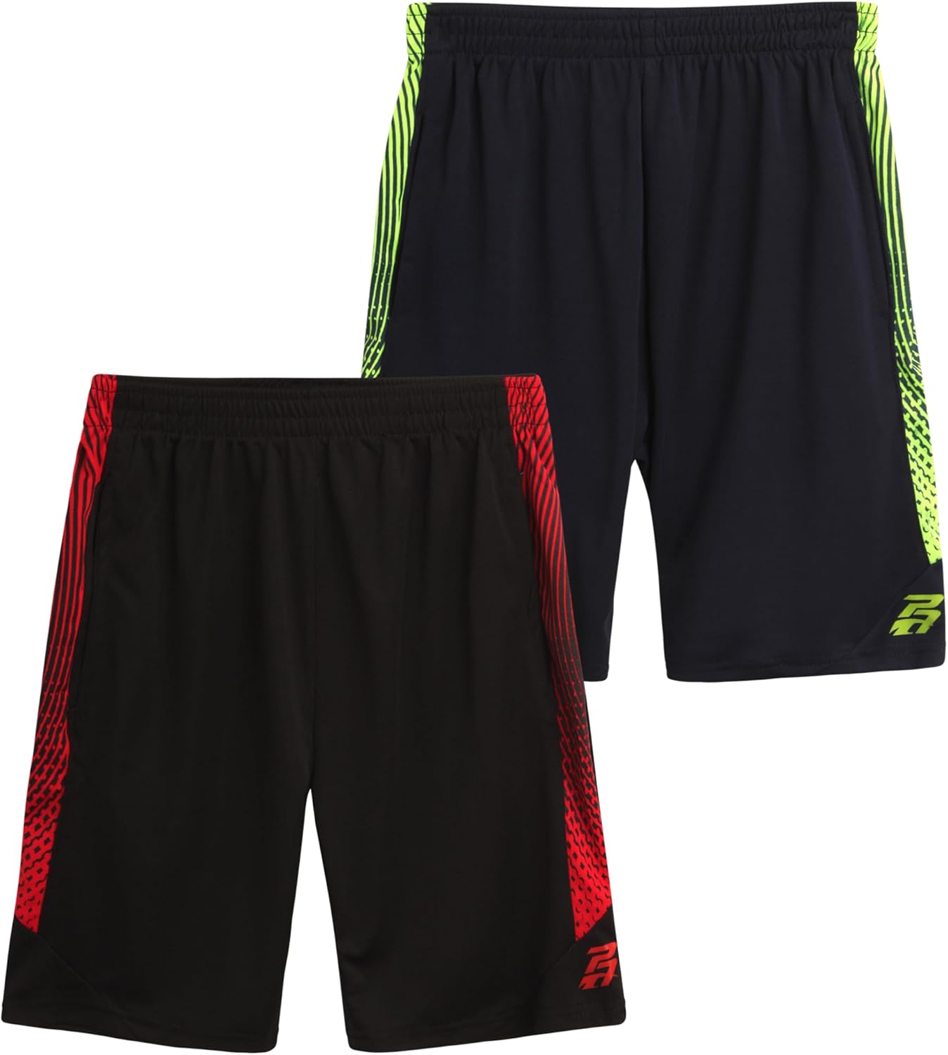 Pro Athlete Boys Athletic Shorts - 2 Pack Quick Dry Athletic Basketball Gym Shorts with Pockets (Sizes 8-16) - Image 10