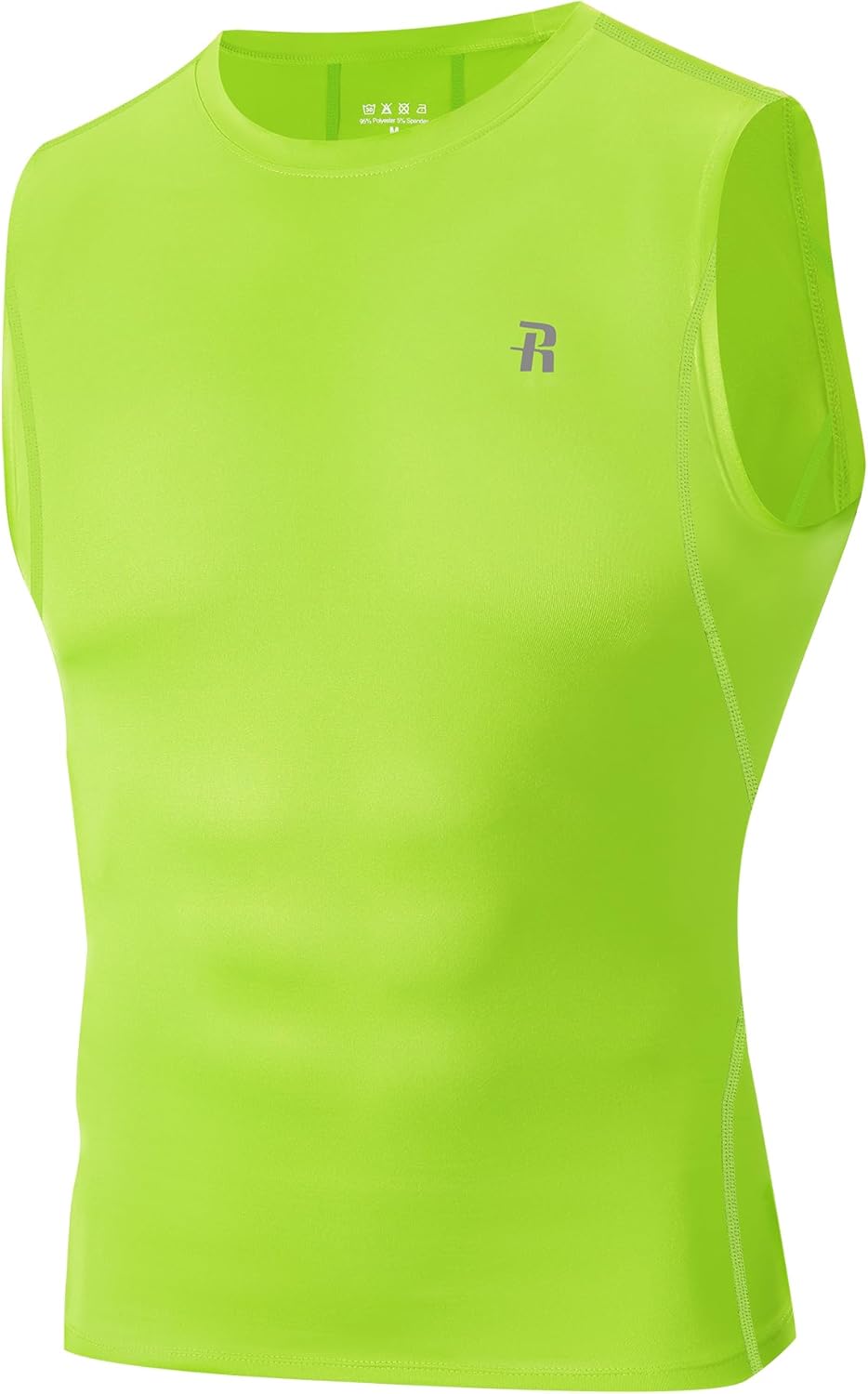 Runhit Sleeveless Compression Shirt Men Tank Top Athletic Muscle Shirts for Men - Image 17