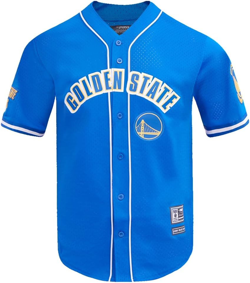 Mens NBA Mesh Button Down Top - Image 28