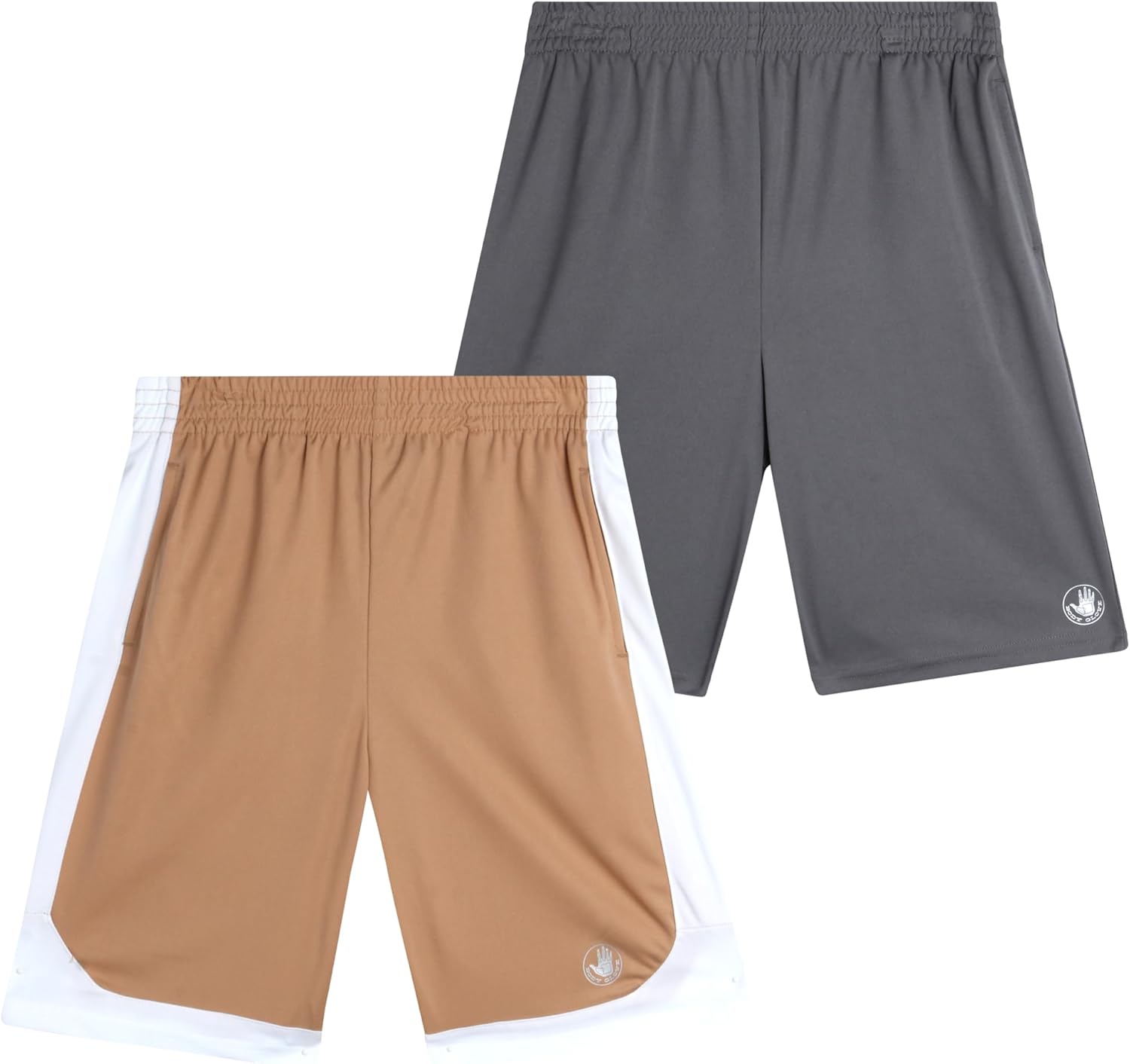 Body Glove Boys' Athletic Shorts - 2 Pack Performance Dry Fit Basketball Shorts (8-18)