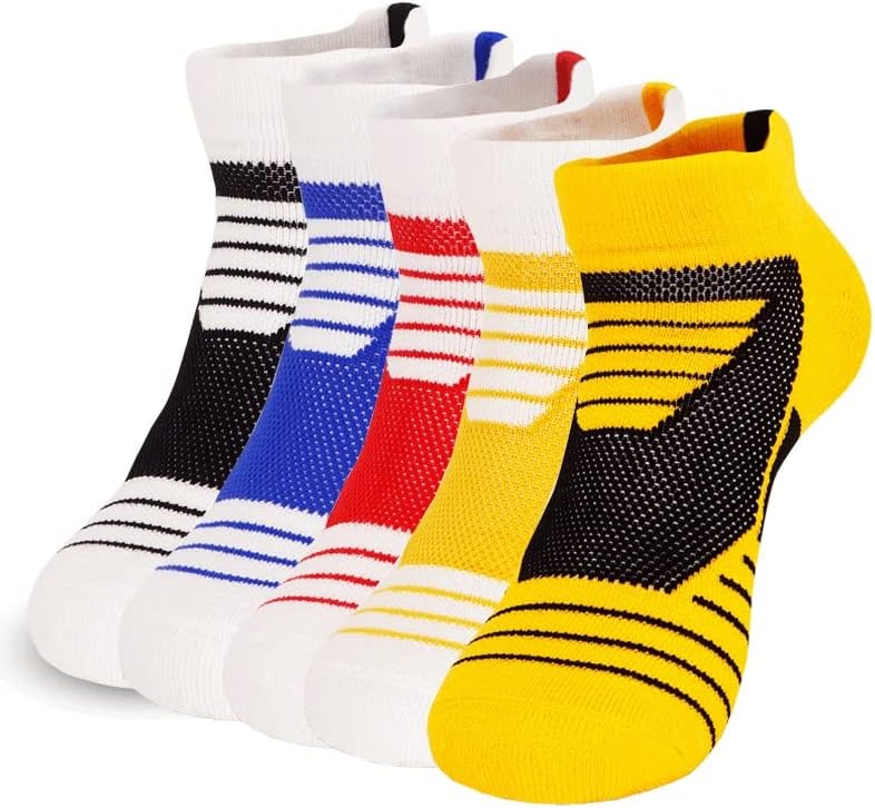 Men's Basketball Socks Low Tops Bottom Short Tube Sports Breathable Mesh Running Socks(C) - Image 3